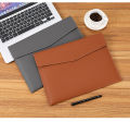 Quality PU Leather Document Bag Multipurpose Use A4 Size-Compatible Femme Design PU Leather Pouch Portable Pouch Document. 