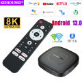 Smart Androidtv TV Box Android 13 Quad Core Google Assiatant 8K Video 2.4G 5G Dual WiFi Bluetooth 5.0 Media Player Set Top Box. 