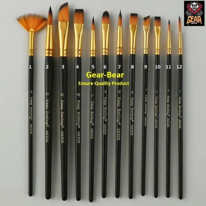 Keep%20Smiling%20Black%20Set%20Of%2012%20Pieces%20/%20Sky%20Blue%20Set%20Of%2010%20Pieces%20Nylon%20Hair%20Artist%20Paint%20Brush%20Suitable%20For%20Watercolor,%20Acrylics%20and%20Oil%20Painting%20-%20Image%205