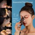 Multifunctional Trigger Point Massage Comb Head Meridian Massager Sandalwood Gua Sha Comb Acupuncture Therapy Blood Circulation.