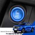 Car START Engine Button Cover STOP Key Ignition Switch Sticker Red.