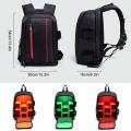 Digital Photography Backpack, Shockproof Waterproof DSLR Camera Accessories Storage Bag,(Small) 26*34*16cm. 