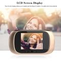 2.8 inch LCD Screen Digital Door Viewer Peephole Door Camera Doorbell - gold. 
