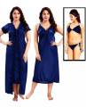 4-Part Night Dress for Women - A Perfect Nightwear Set for Comfort and Style - Elevate Your Sleepwear Collection. 