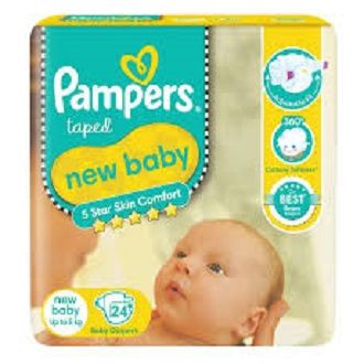Pampers New Baby Diapers New Born 24 PC