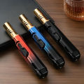 Honest Metal Torch Gas Lighters Windproof Lighter Cigar Butane Jet Portable Lighter Outdoor Kitchen Blue Flame. 
