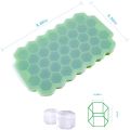 Silicone Ice Cube Tray 37 Cavity Ice-making Box Tray 37-Made of Food-Grade Silicone. 