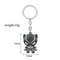 Cute Marvel Superhero The Avengers Keychains Creative Pendant Key Holder Fashion Accessories.