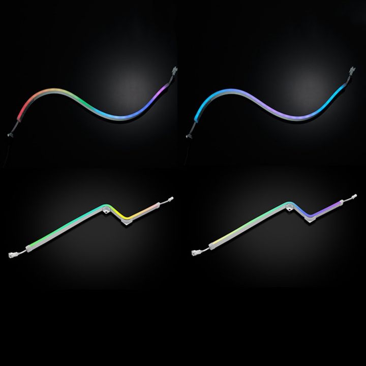 RGB%20Neon%20Chassis%20Light%20Strip%20Combo%20Set%20LED%20Strip%20400mm%205V%203PIN%20AURA%20Addressable%20Sync%20White%202Piece%20-%20Image%202