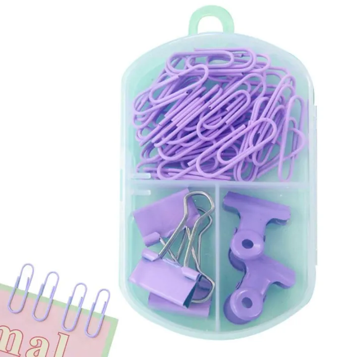 45Pcs/lot%20Color%20Binder%20Clips%20Set%20Mint%20Green%20Pink%20Purple%20Multi%20Paper%20Clips%20Kawaii%20Stationery%20Office%20Accessories%20School%20Supplies%20-%20Image%205