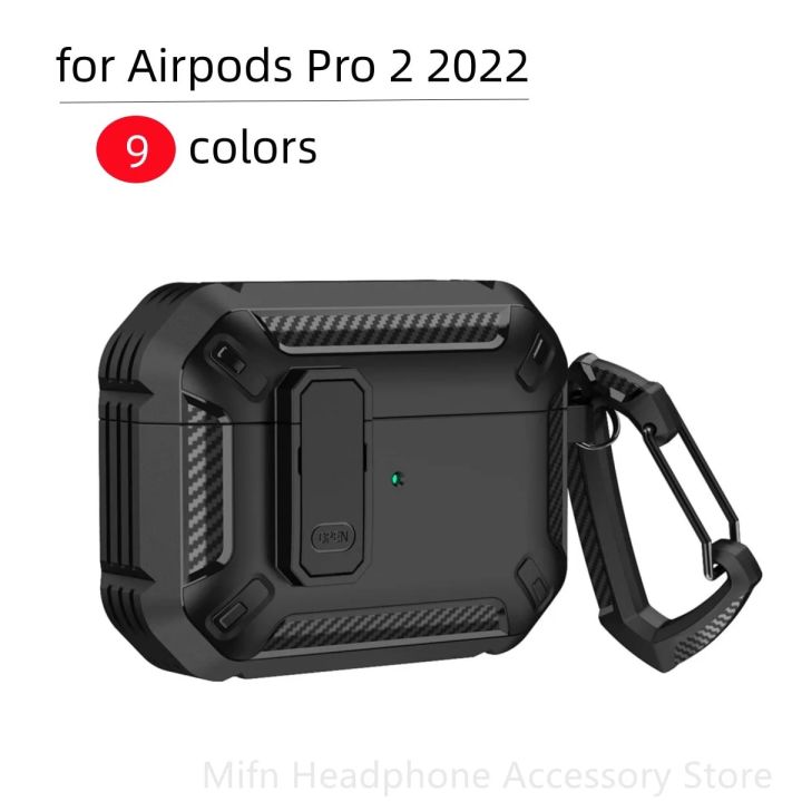 carbon fibre for Airpods Pro 2 Case With Switch headset Case Shockproof Cover For Men Case for Airpods Pro 1 2 Airpod 3 Case Solo Yolo