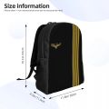 Born To Fly Flight Pilot Backpack for Women Men Water Resistant School College Flying Aviation Aviator Bag Print Bookbags. 