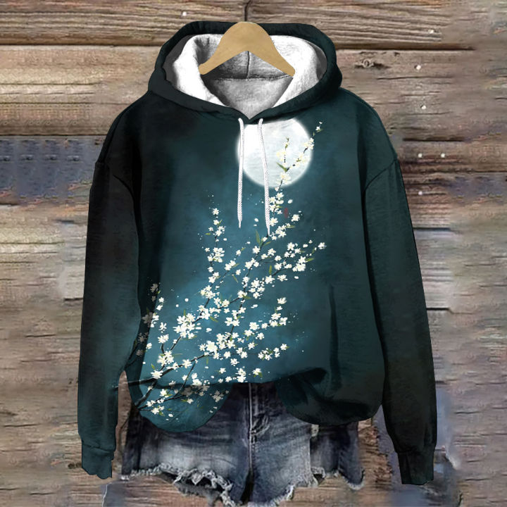 Traditional%20Chinese%20Painting%20Pattern%20Flower%20Fashion%20Women's%20Hoodie%20Designer%20Women's%20Sweatshirts%20Autumn%20Loose%20Tops%20Y2K%20Clothes%20-%20Image%203