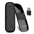 W1 2.4G Wireless Keyboard Air Mouse Smart Remote Control for Android TV Box PC.