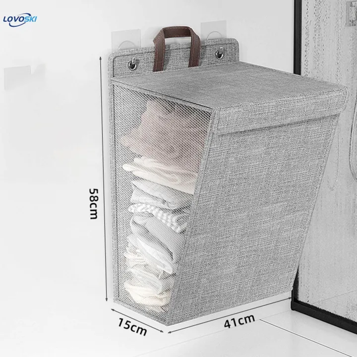 Collapsible%20Hanging%20Laundry%20Basket%20Laundry%20Hamper%20Toys%20Storage%20Organizer%20Household%20Folding%20Clothes%20-%20Image%202