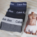 3 Piece Cotton Boxer Underwear Set For Men - Enjoy Unparalleled Comfort Throughout The Day Three-Piece Boxer Set - The Ultimate Choice. 