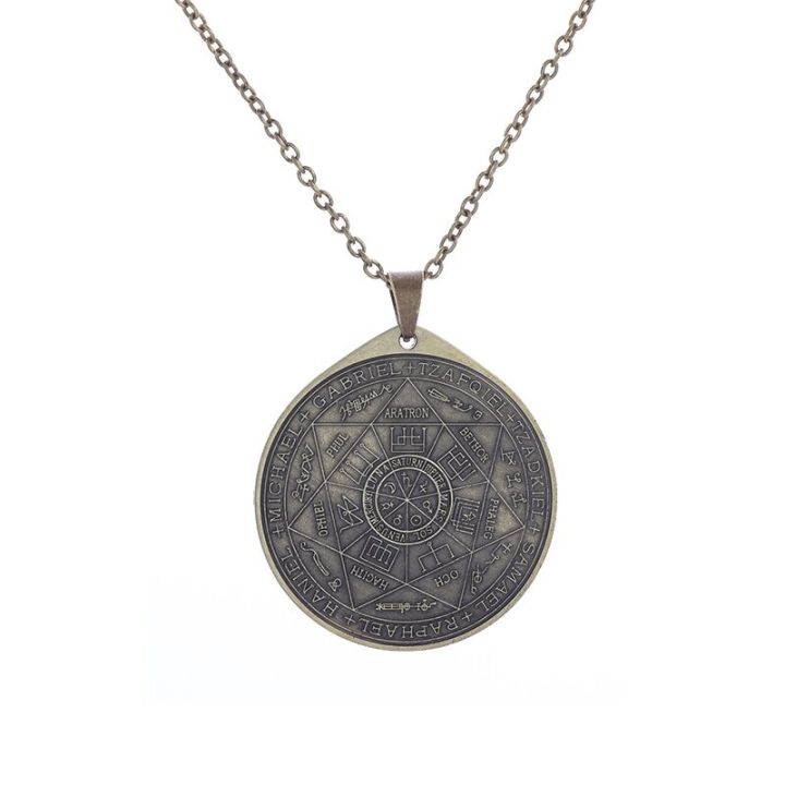 Seven%20Archangel%20Solomon%20Kabbalah%20pendant%20vintage%20Angel%20seal%20necklace%20personality%20men%20%20's%20Amulet%20jewelry%20accessories%20-%20Image%205