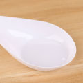 【Bestselling Product】 10Pcs Plastic Appetizer Plates Dessert Cups Bowl Spoon Shaped Plate Ice Cream Plate Tea Break Buffet Tableware Accessories. 