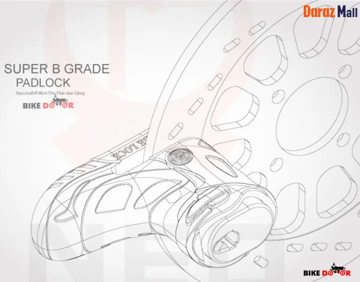 Shoe%20Shape%20Anti%20Theft%20Disc%20Brake%20Rustproof%20Rotor%20Lock%20(Antique%20Bronze%20Color)%201%20Piece%20with%203%20Key%20-%20Image%207