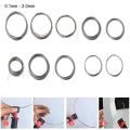 0.1mm - 2.0mm High Temp Wire Nichrome Heat Resistant Wire General Purpose Support Wire Craft Wire (Length 1/5/10M) MuXiaRe.