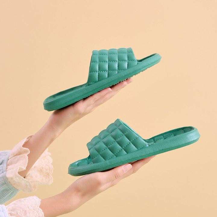 New%20Slippers%20Summer%20Floor%20Skid%20Proof%20Home%20Slippers%20Soft%20Indoor%20Couple%20Family%20Stripe%20Flat%20Bathroom%20Bath%20Sandal%20Slippers%20Women%20-%20Image%204