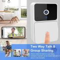 WIFI Video Doorbell Camera Wireless Night Vision Smart Home Security HD Door Bell Two Way Intercom Voice Change For Home. 