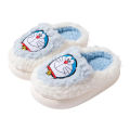 Kawaii Cartoon Anime Doraemon Children's Cotton Slippers Autumn and Winter Baotou Home Girls and Boys Cute Cotton Slippers.