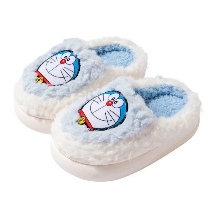 Kawaii%20Cartoon%20Anime%20Doraemon%20Children's%20Cotton%20Slippers%20Autumn%20and%20Winter%20Baotou%20Home%20Girls%20and%20Boys%20Cute%20Cotton%20Slippers%20-%20Image%202