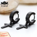 Carat Ear Dangle Huggie Hinged Hoop Huggie Hinged Hoop Earrings.