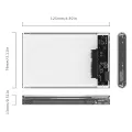 Orico 2.5 inch (2139U3) Transparent USB3.0 External HDD Enclosure. 