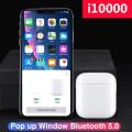 i1000 TWS In-ear Smart Sensor Wireless Earphone Sound Earbuds Pop up Bluetooth 5.0 Earphones. 