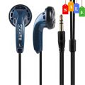Vido Wired Earphones Soundtrack Stereo Headset Game Headset Bass Noise Headphones High Quality Study Sports Headphone blue/white. 