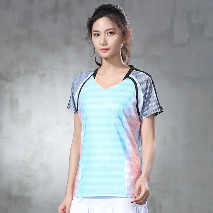 New%20Badminton%20Sportswear%20Suit%20Men's%20and%20Women's%20Summer%20Quick-Drying%20T-shirt%20Badminton%20Clothing%20Table%20Tennis%20Clothing%20Custom%20Lettering%20-%20Image%202