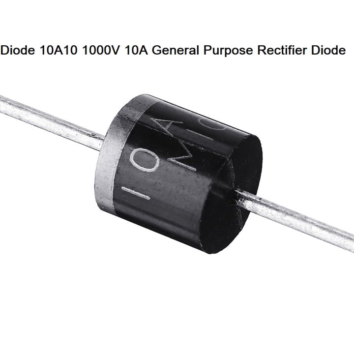 5Pcs-%20Diode%2010A10%201000V%201KV%2010A%20General%20Purpose%20Rectifier%20Diode%2010A10%20Silicon%20Junction%20Diode%20R-6%20Package%20Electrical%20Circuitry%20&%20Parts%20-%20Image%202