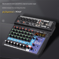 LKPCIGCXM TEYUN A8 Portable Mixer Sound Card 8-Channel Mixing Console Computer Recording DJ Audio Equipment EU Plug.