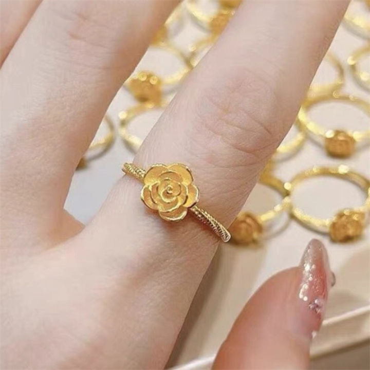 Rose%20Flower%20Rings%20For%20Women%20Romantic%20Flower%20Finger%20Couple%20Ring%20Wedding%20Jewelry%20Brave%20-%20Image%204