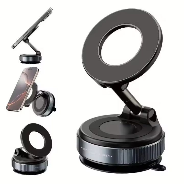 Timack%C2%AE%20Magnetic%20Car%20Phone%20Holder%20360%C2%B0%20Rotation%20Folding%20With%20Vacuum%20Suction%20Cup%20For%20iPhone%2012-16%20Series%20Car/Gym/Driving%20Phone%20Holder%20-%20Image%208