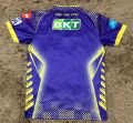 IPL Kolkata KKR Cricket Team Jersey 2024 Premium Quality Short Sleeves- Honeycomb Fabric KKR Jersey 2024. 