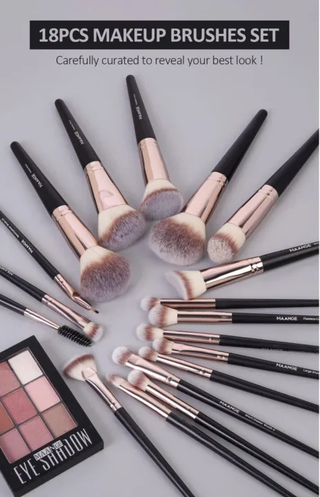 MAANGE%2018%20Pcs%20Makeup%20Brushes%20Set%20-%20Black%20-%20Image%204