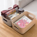 Scandinavian style finishing storage basket, plastic bathroom, kitchen, toilet, storage basket, tabletop, miscellaneous storage basket.