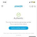 Anker 313 GaN 30W Foldable Charger PIQ 3.0 verified product  Verified. 