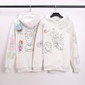 Graffiti Fleece Stranger Things Couple Hoodies Retro Casual Harajuku Oversize Mens Sweatshirt Loose Streetwear Hooded Hoody. 