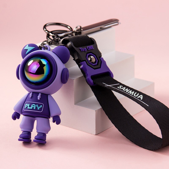 Astronaut%20Bears%20Key%20Chains%20Ring%20Fashion%20Cute%20Animal%20Bag%20Key%20ring%20Holder%20for%20Motor%20Bike%20Car%20Accessories%20Gift%20-%20Image%207