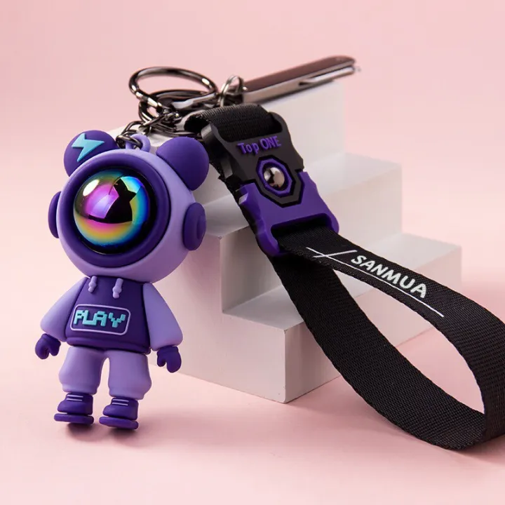 Astronaut%20Bears%20Key%20Chains%20Ring%20Fashion%20Cute%20Animal%20Bag%20Key%20ring%20Holder%20for%20Motor%20Bike%20Car%20Accessories%20Gift%20-%20Image%207