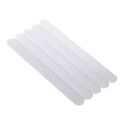 10Pcs Anti-Slip Strips Safety Shower Treads Stickers Bathtub Non Slip Stickers Stair Step Anti Slip Tape 7.87inch - clear. 