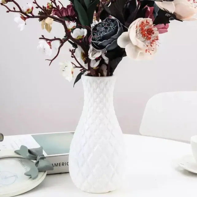 Nordic%20style%20diamond%20pattern%20vase%20fake%20plastic%20flower%20vase%20pot%20home%20decoration(%201psc)%20-%20Flower%20Vase%20-%20Image%206