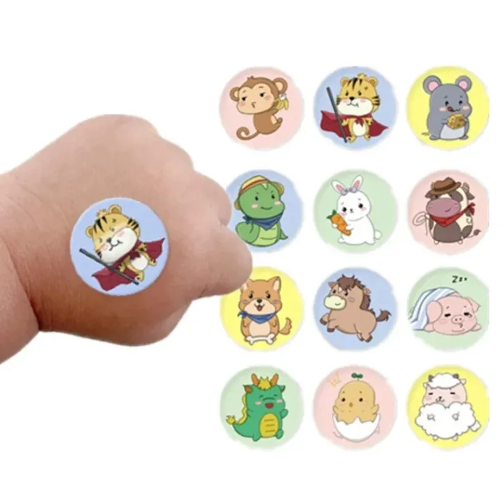 120pcs/set%20Round%20Strips%20Shape%20Band%20Aid%20First%20Aid%20Wound%20Plaster%20Skin%20Dressing%20Patch%20for%20Children%20Adults%20Adhesive%20Bandages%20Kawaii%20-%20Image%203