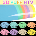 Puff Vinyl Heat Transfer-8 Colors 3D Puff HTV Heat Transfer Vinyl 30X25Inch Pastel Colored Puffy Iron-on Vinyl T-Shirt Easy to Use. 