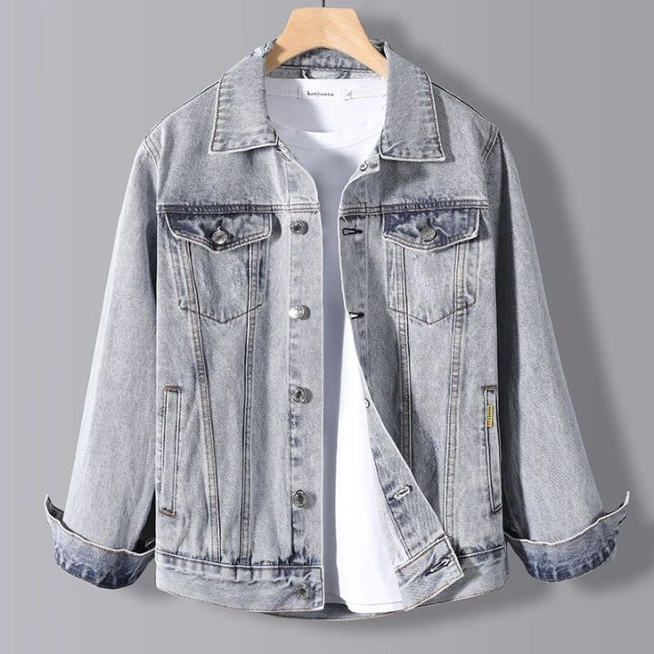 Denim Mens Spring Jacket 2021 Denim Jacket Men Summer Top
