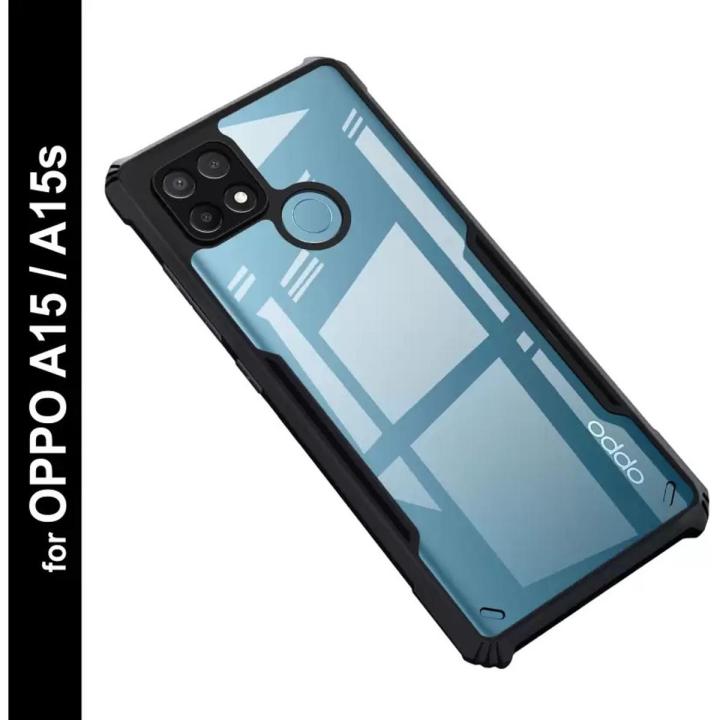 For OPPO A15 / OPPO A15S Shockproof Bumper Transparent Phone Case For oppo a15 Back Cover - Phone Back Cover